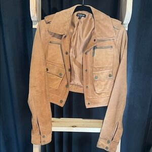 Bebe Tan Utility Jacket